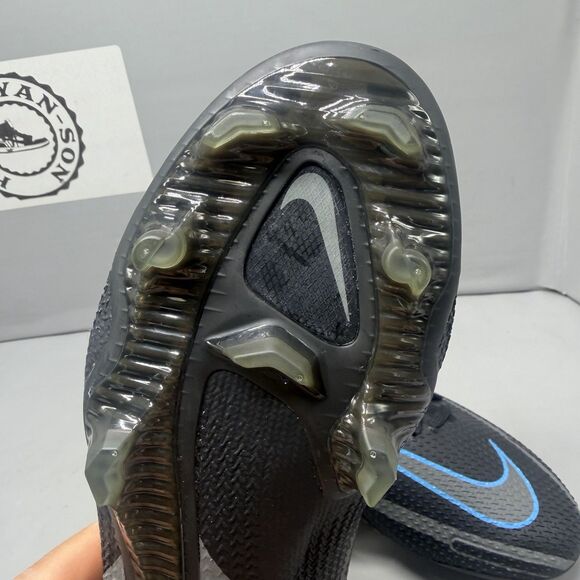 Nike Phantom GT2 Elite FG ACC Black Blue Soccer Cleats CZ9889-004 Men Sz 6 NEW